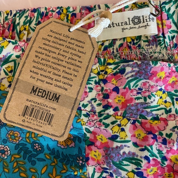 NATURAL LIFE Colorful Floral Maxi Skirt - Picture 2 of 8